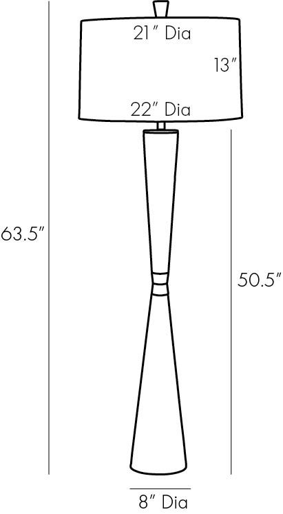 Торшер Arteriors GROM FLOOR LAMP Торшер Arteriors GROM FLOOR LAMP в Волгограде