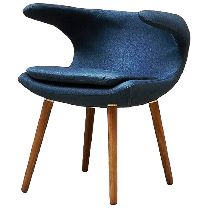 Стул Roidh Stool blue Синий Коричневый Стул Roidh Stool blue Синий Коричневый в Волгограде | Loft Concept