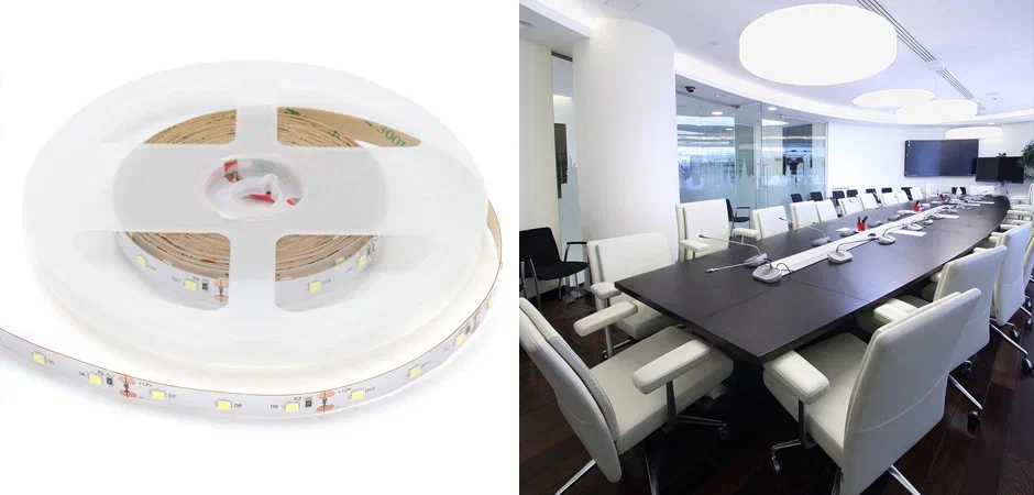 Светодиодная лента 9,6W/m 60LED/m 2835SMD холодный белый Светодиодная лента 9,6W/m 60LED/m 2835SMD холодный белый - Loft-Concept в Волгограде