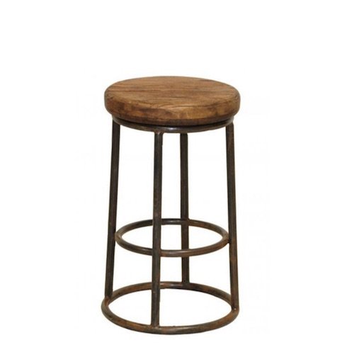 Барный стул Industrial Rust London Counter Stool Коричневый Барный стул Industrial Rust London Counter Stool Коричневый в Волгограде | Loft Concept