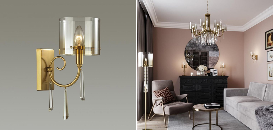Бра Glass World Bronze Бра Glass World Bronze - Loft-Concept в Волгограде