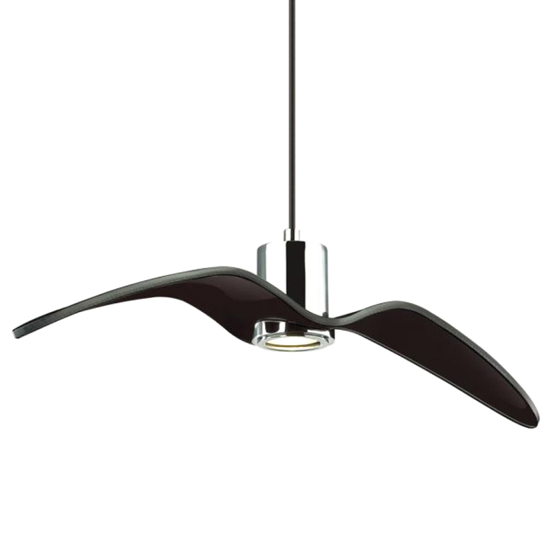 Подвесной светильник Seagull Average Chrome черный Хром Черный в Волгограде | Loft Concept 