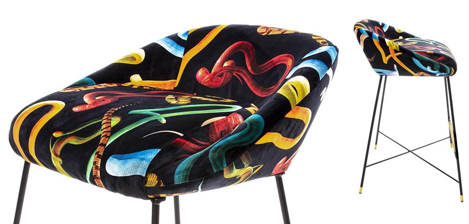 Барный стул Seletti High Stool Snakes Барный стул Seletti High Stool Snakes - Loft-Concept в Волгограде