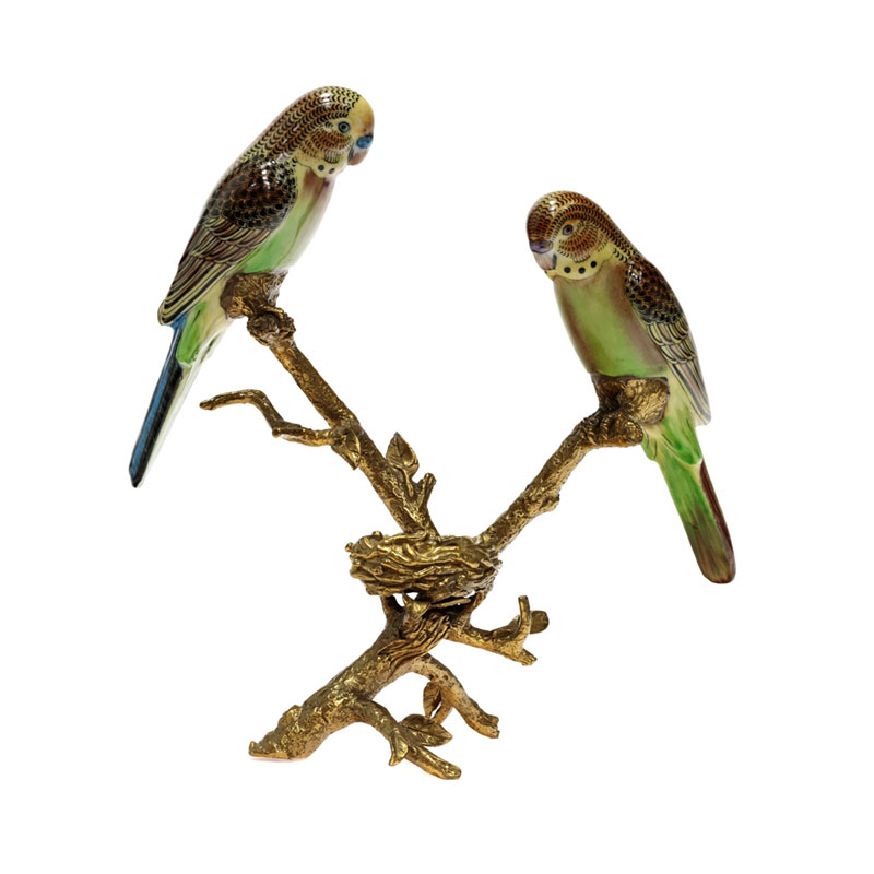 Статуэтка Duo of Parrots Мульти Статуэтка Duo of Parrots Мульти в Волгограде | Loft Concept
