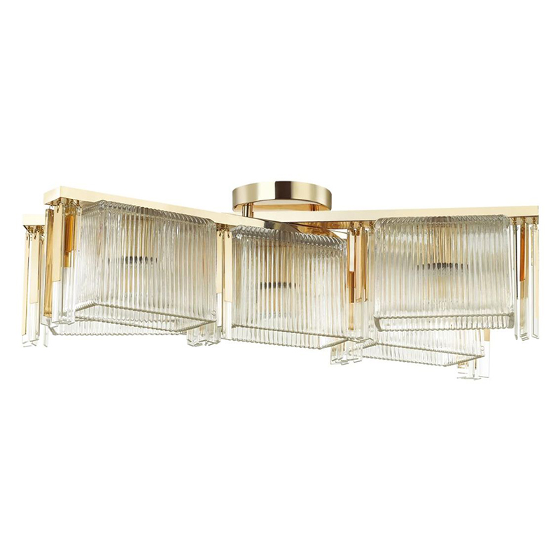 Люстра Madelen Gold Chandelier 5 Глянцевое золото Прозрачный (Transparent) Люстра Madelen Gold Chandelier 5 Глянцевое золото Прозрачный (Transparent) в Волгограде | Loft Concept