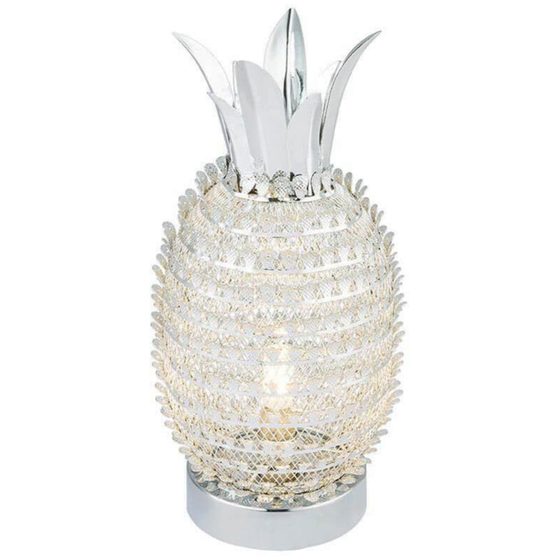 Настольная лампа Серебряный Ананас Pineapple Silver Серебряный Настольная лампа Серебряный Ананас Pineapple Silver Серебряный в Волгограде | Loft Concept