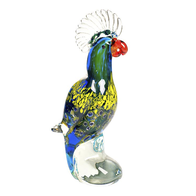 Статуэтка Glass Colored Parrot Мульти Статуэтка Glass Colored Parrot Мульти в Волгограде | Loft Concept