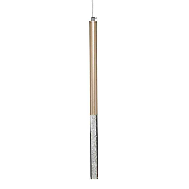 Подвесной светильник Trumpet tube boiling gold Золотой Прозрачный в Волгограде | Loft Concept 