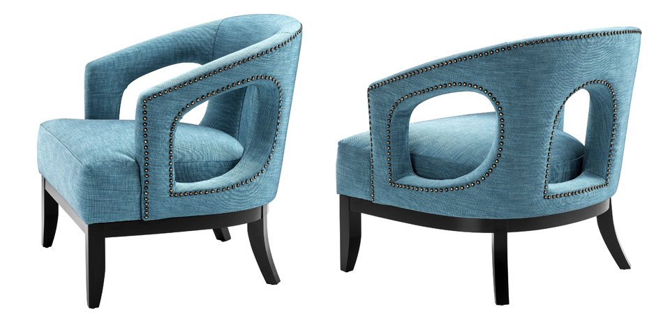 Кресло Eichholtz Chair Adam Turquoise Кресло Eichholtz Chair Adam Turquoise - Loft-Concept в Волгограде