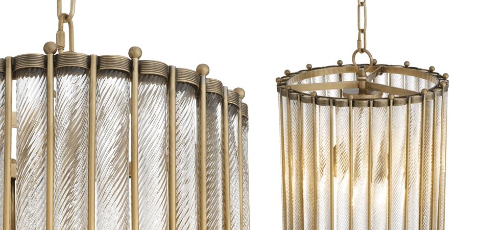Люстра Lantern Tiziano Antique Brass Люстра Lantern Tiziano Antique Brass - Loft-Concept в Волгограде