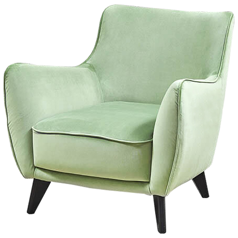 Кресло Mint Softness Chair Зеленый шалфей Черный Кресло Mint Softness Chair Зеленый шалфей Черный в Волгограде | Loft Concept