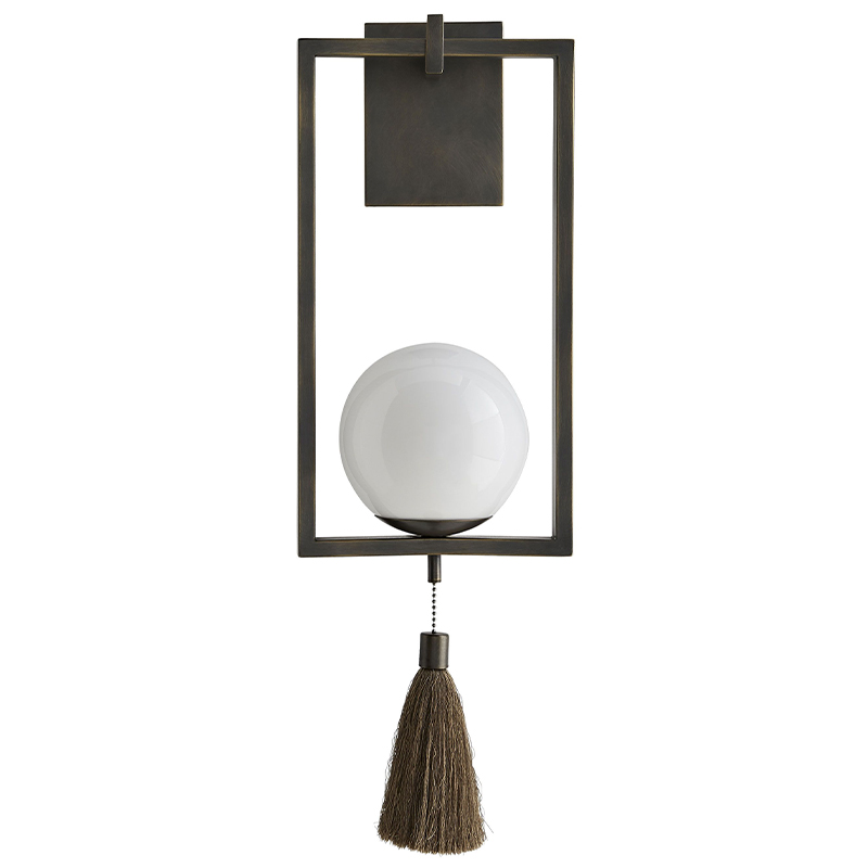 Бра TRAPEZE SCONCE Белый Черный Бра TRAPEZE SCONCE Белый Черный в Волгограде | Loft Concept
