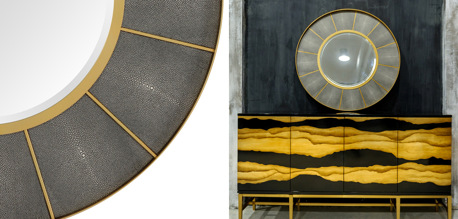 Зеркало Sectors Circle Mirror Зеркало Sectors Circle Mirror - Loft-Concept в Волгограде