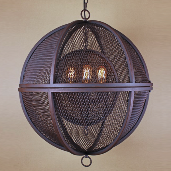 Люстра Double Sphere Pendant Коричневый Люстра Double Sphere Pendant Коричневый в Волгограде | Loft Concept