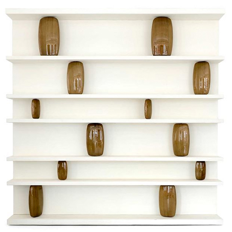 Стеллаж Galet Bookcase Коричневый Белый Стеллаж Galet Bookcase Коричневый Белый в Волгограде | Loft Concept