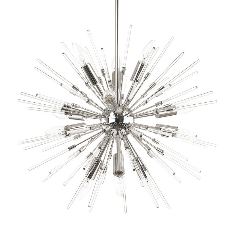 Люстра Welund Sputnik Chandelier chromium Хром Прозрачный Люстра Welund Sputnik Chandelier chromium Хром Прозрачный в Волгограде | Loft Concept