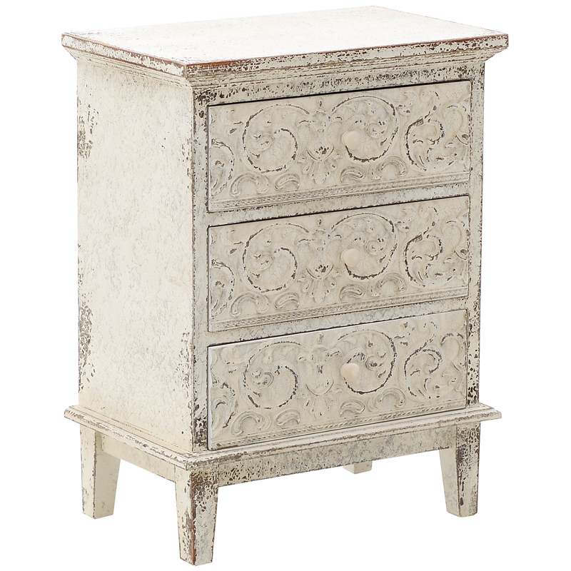 Тумба Senchia Provence Nightstand Молочный Тумба Senchia Provence Nightstand Молочный в Волгограде | Loft Concept