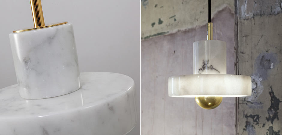 Подвесной светильник Tom Dixon Stone Pendant White Подвесной светильник Tom Dixon Stone Pendant White - Loft-Concept в Волгограде