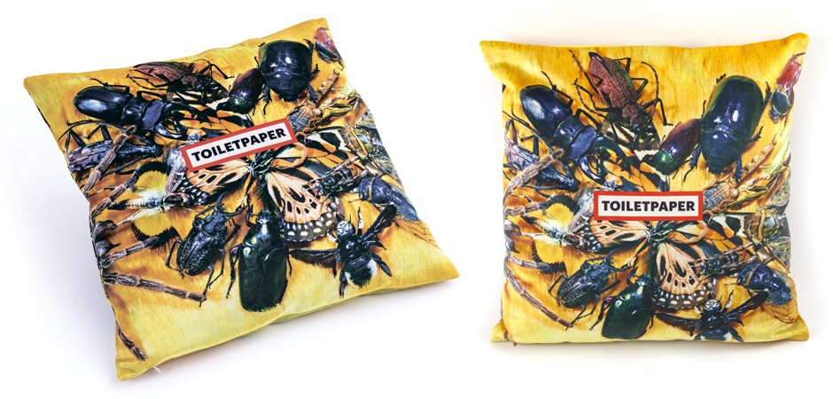 Подушка Seletti Cushion Insects Toiletpaper Подушка Seletti Cushion Insects Toiletpaper - Loft-Concept в Волгограде