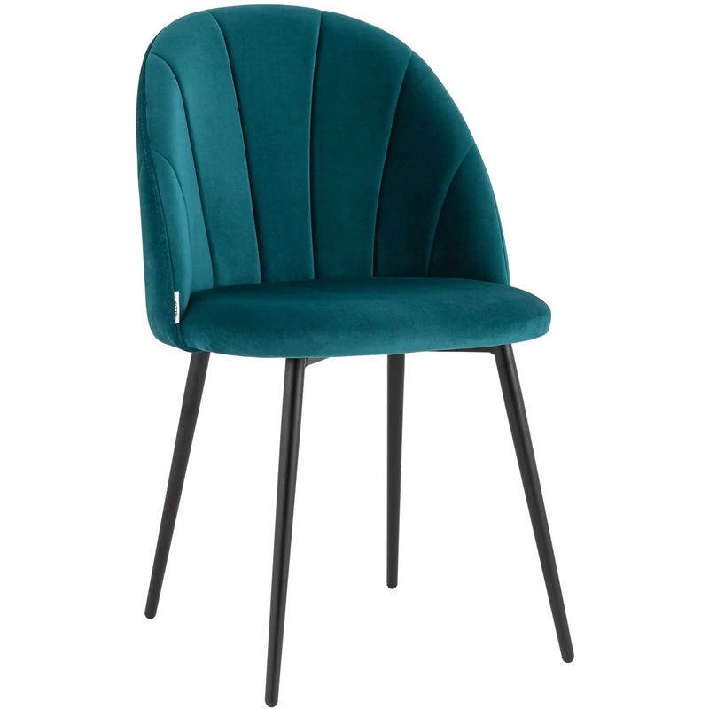 Стул Balsari S Chair Темно-Бирюзовый Велюр Бирюзовый Черный Стул Balsari S Chair Темно-Бирюзовый Велюр Бирюзовый Черный в Волгограде | Loft Concept
