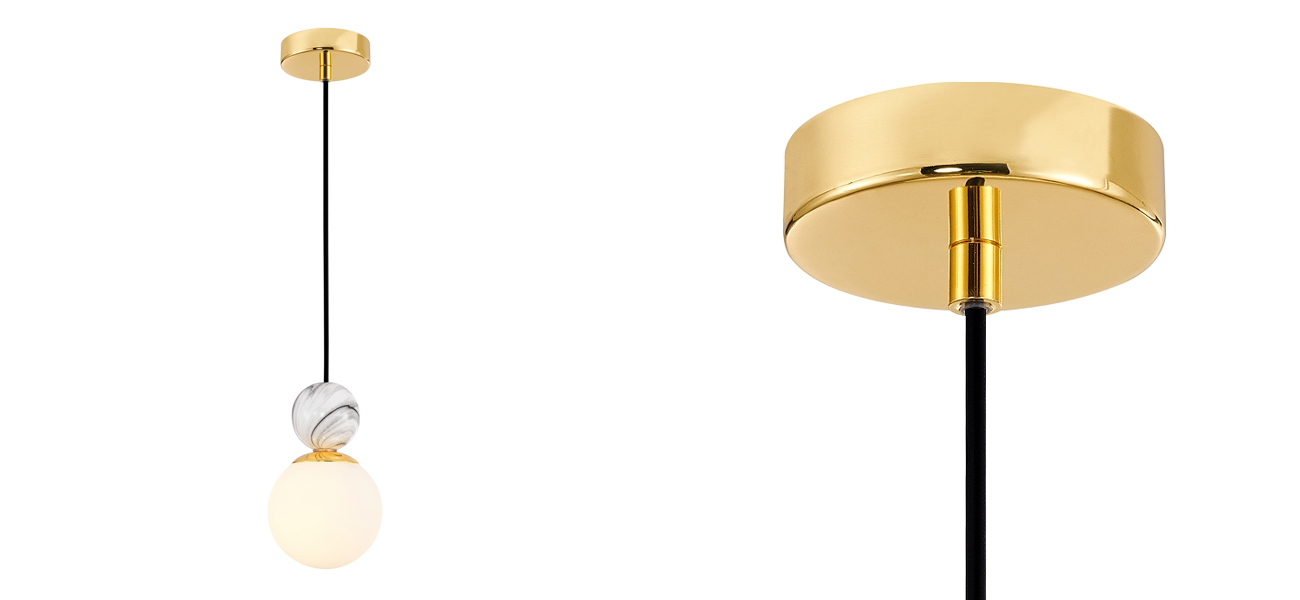 Подвесной светильник White Marble Decor - фото