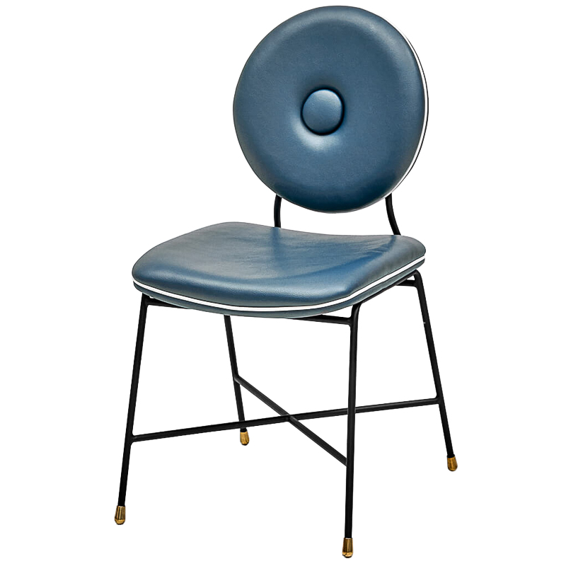 Стул Oliver Chair Черный Синий Стул Oliver Chair Черный Синий в Волгограде | Loft Concept