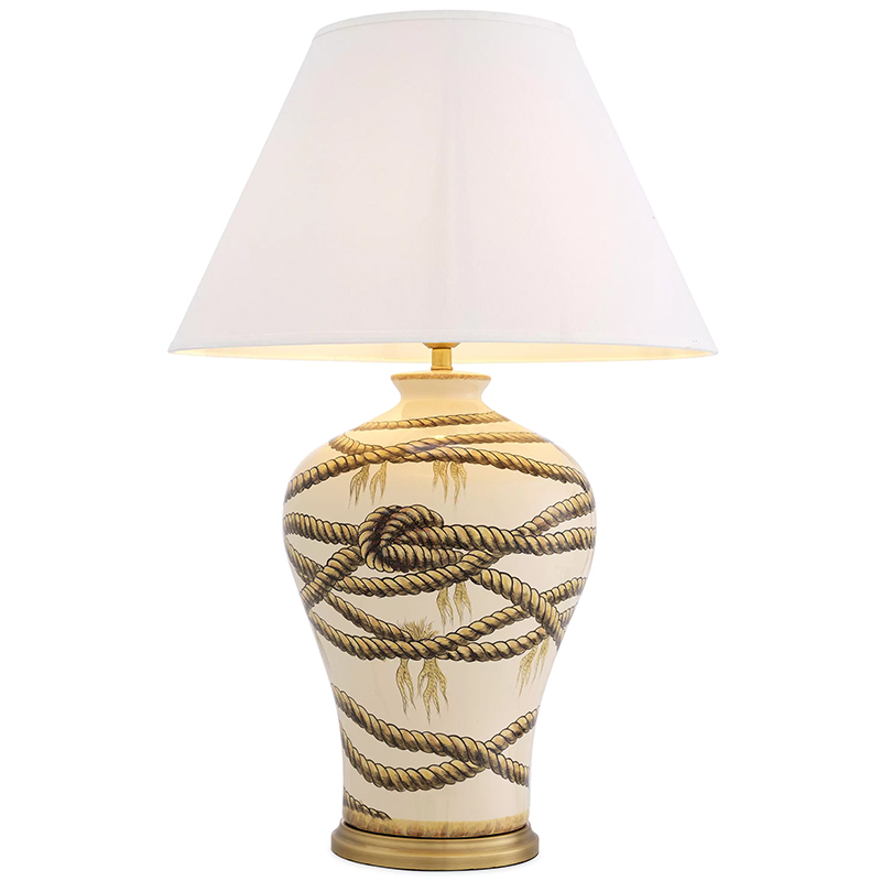 Настольная лампа Eichholtz Table Lamp Hernando Латунь Бежевый ivory ( слоновая кость ) Настольная лампа Eichholtz Table Lamp Hernando Латунь Бежевый ivory ( слоновая кость ) в Волгограде | Loft Concept