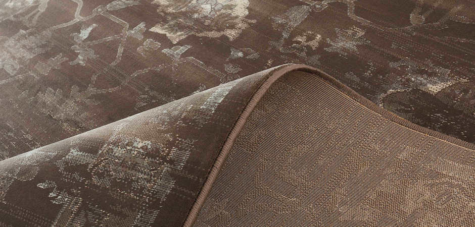 Ковёр из вискозы Indian pattern Choco Ковёр из вискозы Indian pattern Choco - Loft-Concept в Волгограде