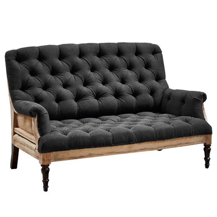 Диван Classic Grace Графит Коричневый Диван Classic Grace Графит Коричневый в Волгограде | Loft Concept