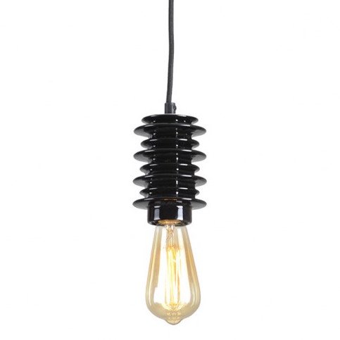 Подвесной светильник Insulator Pendant Black Черный в Волгограде | Loft Concept 