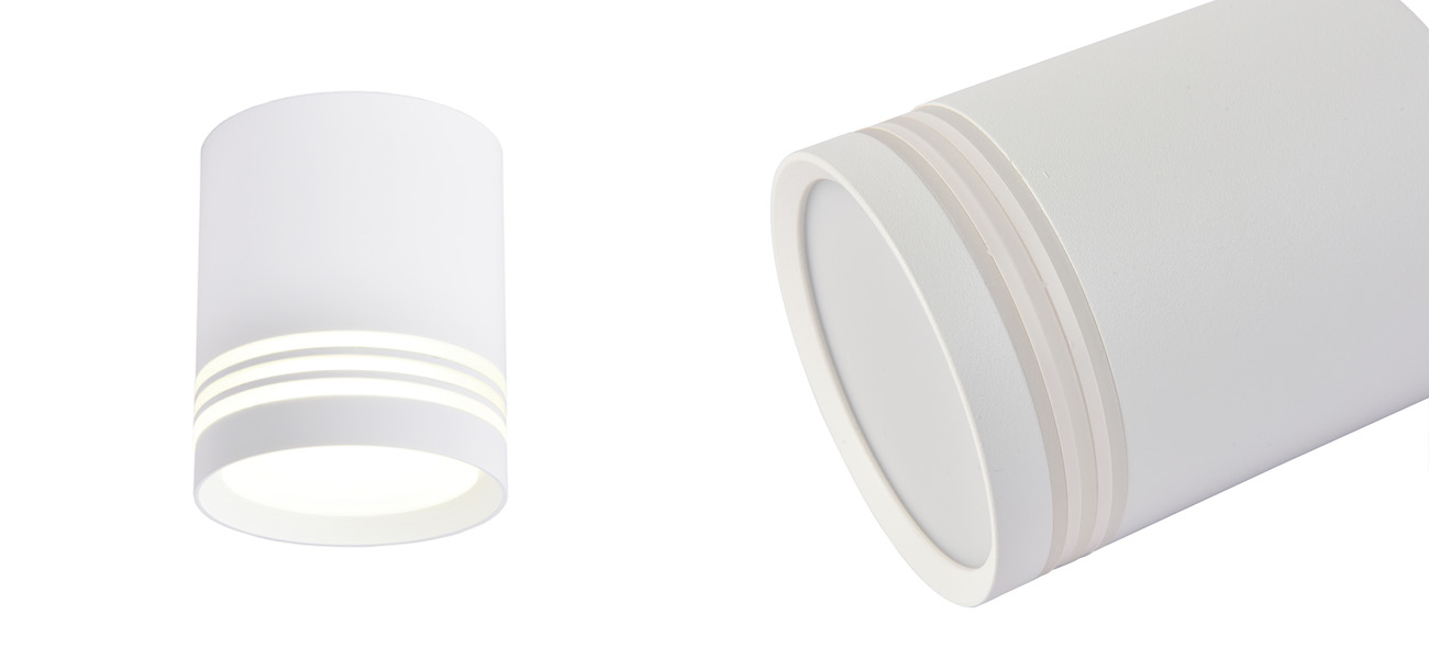 Накладной белый спот Pointo Three - фото №1