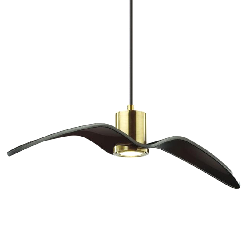 Подвесной светильник Seagull Average Gold черный Золотой Черный в Волгограде | Loft Concept 