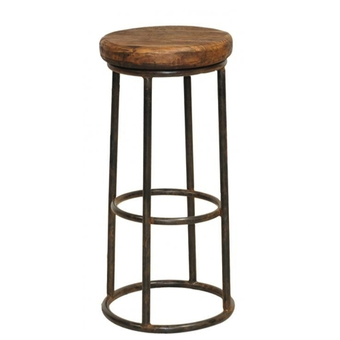 Барный стул Industrial Rust London Bar Stool Коричневый Барный стул Industrial Rust London Bar Stool Коричневый в Волгограде | Loft Concept