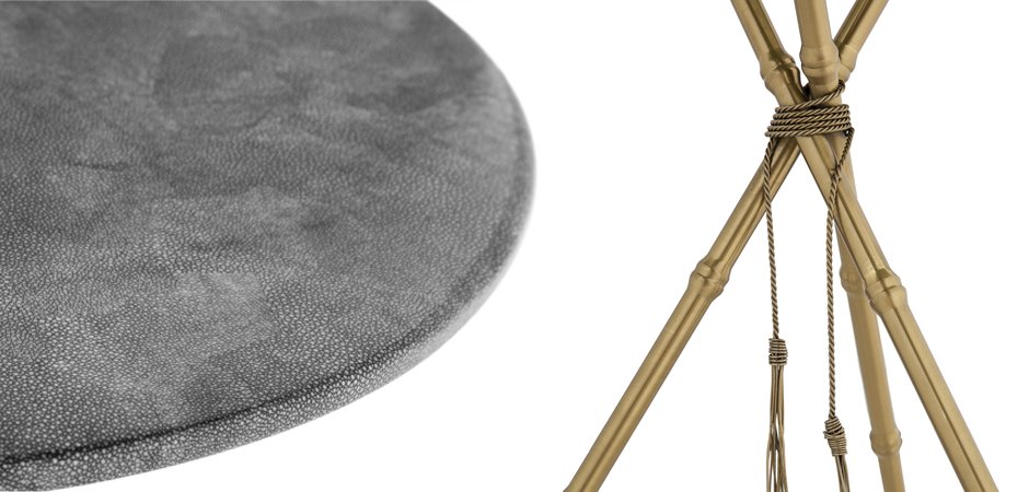 Приставной стол Stingray Skin Triangles Приставной стол Stingray Skin Triangles - Loft-Concept в Волгограде
