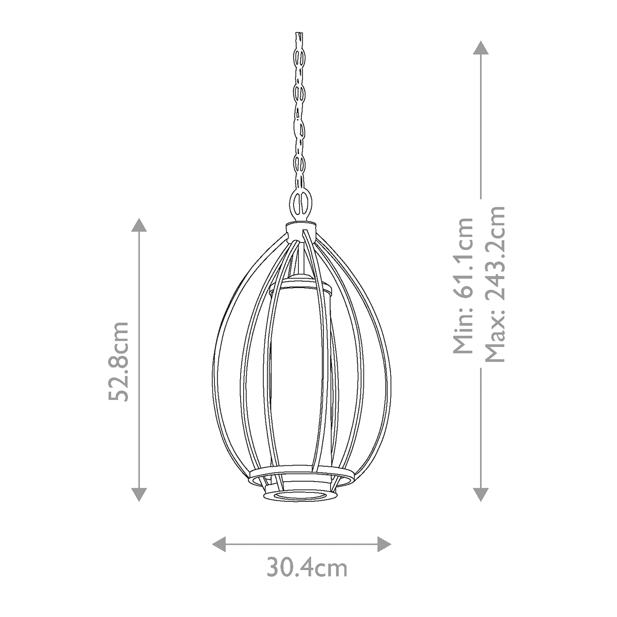Подвесной светильник овальной формы с цилиндрическим плафоном в цвете сусальное серебро Kichler в Волгограде