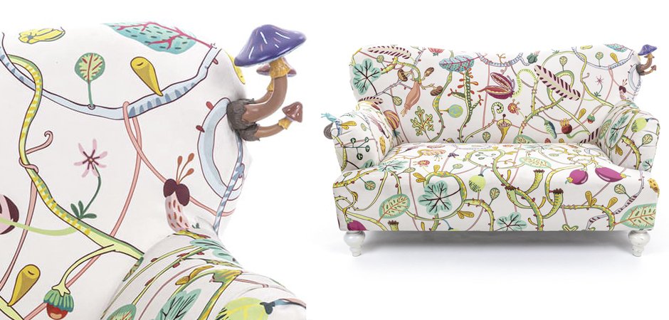 Диван Seletti Botanical Diva Sofa White Диван Seletti Botanical Diva Sofa White - Loft-Concept в Волгограде