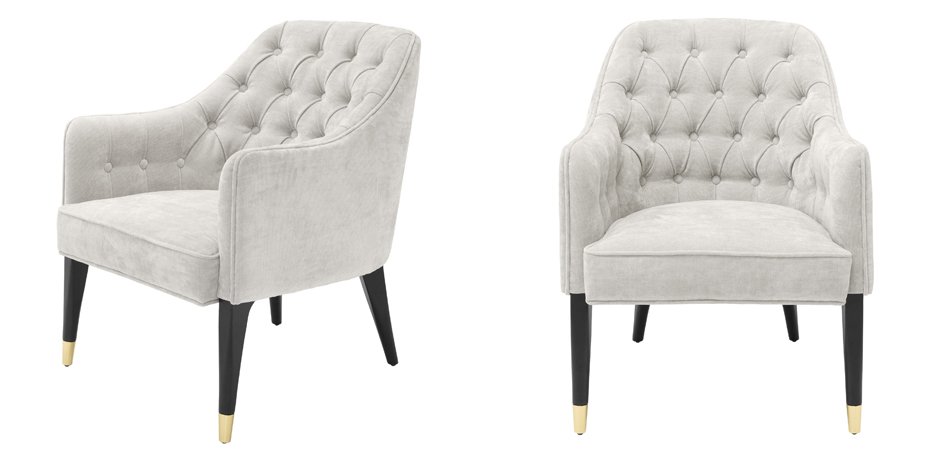 Кресло Eichholtz Chair Cyrus Sand Кресло Eichholtz Chair Cyrus Sand - Loft-Concept в Волгограде