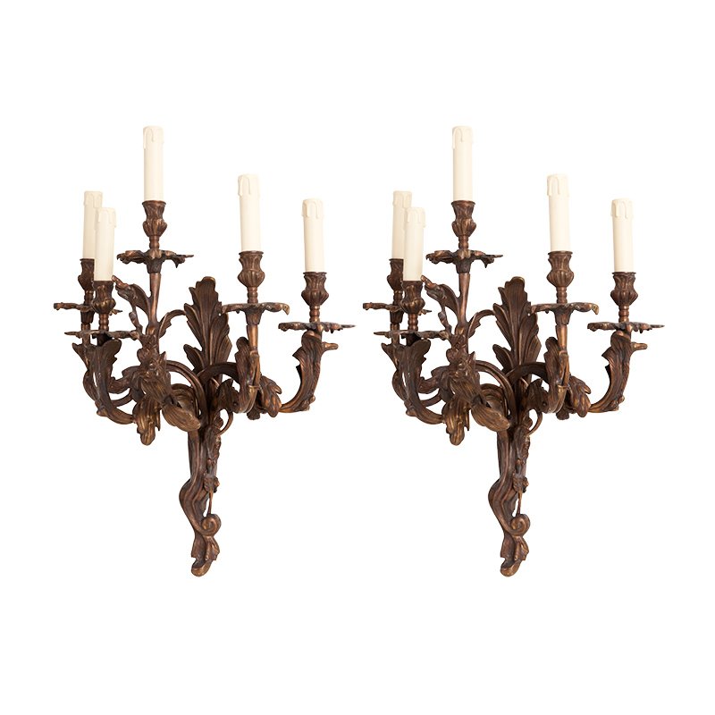 Комплект из 2-х бра Eichholtz Wall Lamp Pompadour Медь Комплект из 2-х бра Eichholtz Wall Lamp Pompadour Медь в Волгограде | Loft Concept