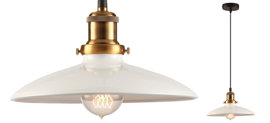 Подвесной светильник Loft Industrial White Bronze Подвесной светильник Loft Industrial White Bronze - Loft-Concept в Волгограде
