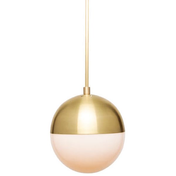 Подвесной светильник Cedar & Moss Pendant Lamp Латунь Прозрачный белый Подвесной светильник Cedar & Moss Pendant Lamp Латунь Прозрачный белый в Волгограде | Loft Concept