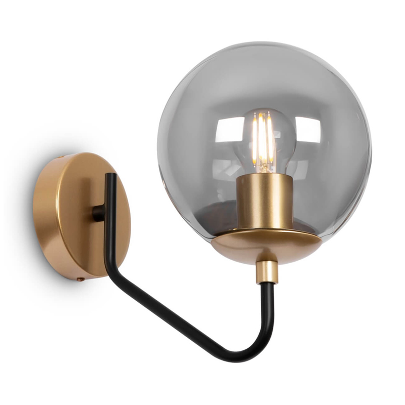 Бра Benigno Sconce Золотой Прозрачный (Transparent) Черный Бра Benigno Sconce Золотой Прозрачный (Transparent) Черный в Волгограде | Loft Concept