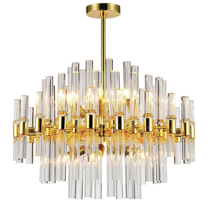 Люстра Luxxu Waterfall Round suspension Прозрачное Стекло Золотой Люстра Luxxu Waterfall Round suspension Прозрачное Стекло Золотой в Волгограде | Loft Concept