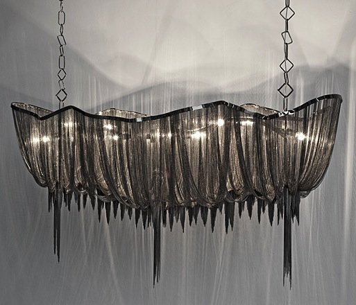 Люстра Atlantis Aluminium Chain Chandelier Люстра Atlantis Aluminium Chain Chandelier в Волгограде | Loft Concept