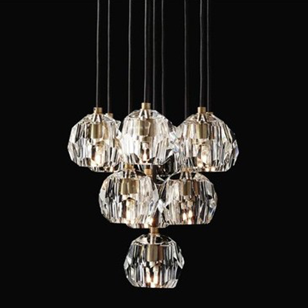 Люстра Boule De Cristal Round Cluster Chandelier 10  Латунь в Волгограде | Loft Concept 