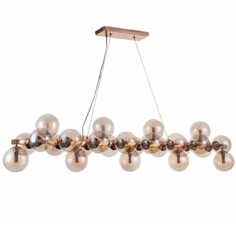 Люстра Berries Chandelier Rectangle Amber 120 Глянцевое золото Янтарь (Amber) Люстра Berries Chandelier Rectangle Amber 120 Глянцевое золото Янтарь (Amber) в Волгограде | Loft Concept