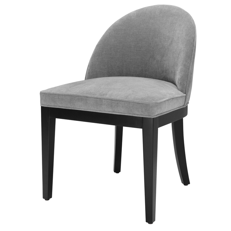 Стул Eichholtz Dining Chair Fallon grey Серый Черный Стул Eichholtz Dining Chair Fallon grey Серый Черный в Волгограде | Loft Concept