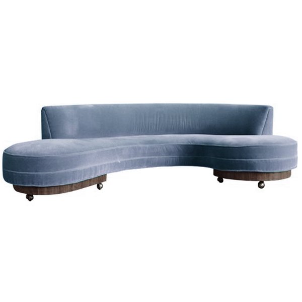 Early Vladimir Kagan Sofa Сизый Early Vladimir Kagan Sofa Сизый в Волгограде | Loft Concept