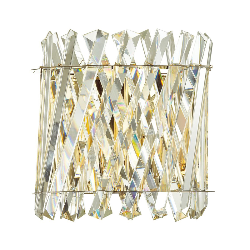 Бра Crystal Crossed Stripes Gold Золотой Бра Crystal Crossed Stripes Gold Золотой в Волгограде | Loft Concept
