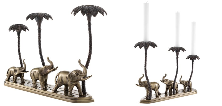 Подсвечник Eichholtz Candle Holder Trio Подсвечник Eichholtz Candle Holder Trio - Loft-Concept в Волгограде