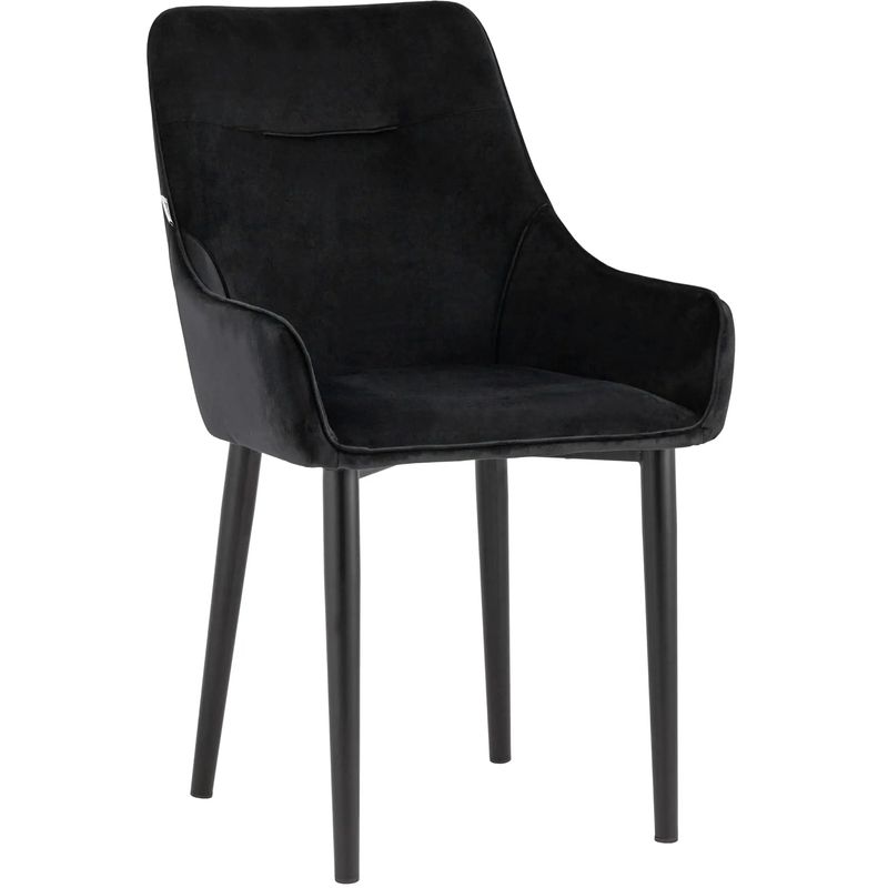 Стул Joan Chair Черный Велюр Черный Стул Joan Chair Черный Велюр Черный в Волгограде | Loft Concept